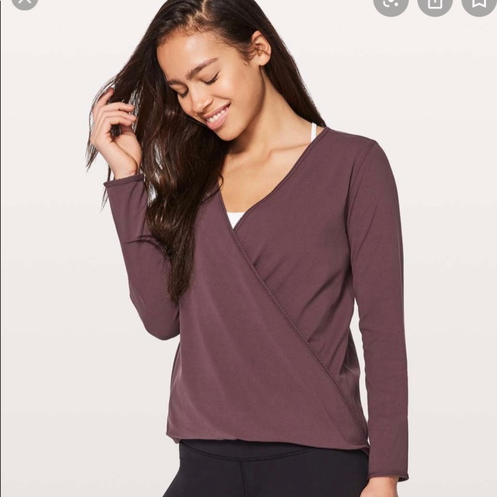 lululemon full freedom long sleeve sz 10